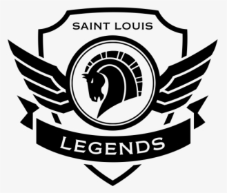 Saint Louis Legends Bw Logo - Emblem, HD Png Download, Free Download