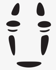 Spirited Away No Face Transparent - No Face Spirited Away Vector, HD Png Download, Free Download