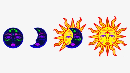 Sol Y Luna Logotype Evolution - Sun With A Face, HD Png Download, Free Download