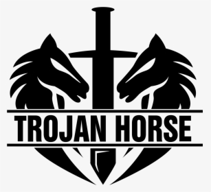 Transparent Trojans Clipart - Trojan Horse Virus Logo, HD Png Download, Free Download