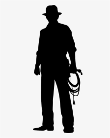 Free Indiana Jones Silhouette, HD Png Download, Free Download