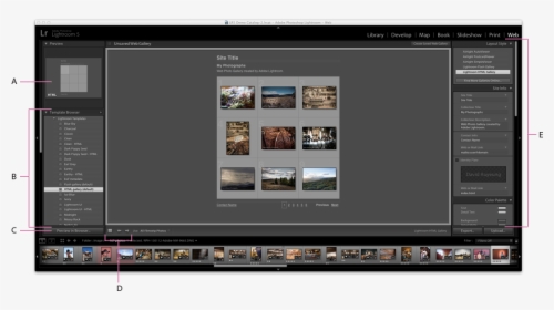 Adobe Photoshop Lightroom Cc Web Module - Adobe Lightroom 3, HD Png Download, Free Download