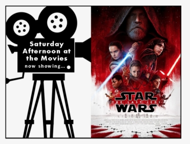 Saturday Afternoon At The Movies Logo Featuring The - High Resolution Star Wars Posters, HD Png Download, Free Download
