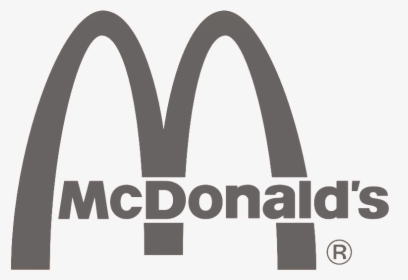 Transparent Mcdonalds Sign Png - Logo Mcdonald's Black And White, Png Download, Free Download