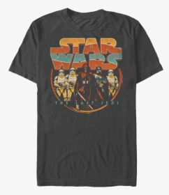 Retro Star Wars The Last Jedi T-shirt - First Order, HD Png Download, Free Download