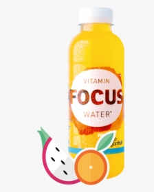 Transparent Vitamin Water Logo Png - Focus Water Orange Dragon Fruit, Png Download, Free Download