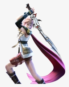Lightning Xiii Action Render - Final Fantasy Xiii Png, Transparent Png, Free Download