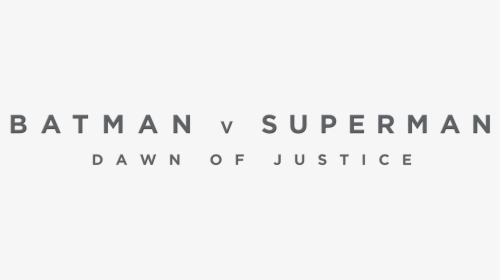 Batman V Superman Dawn Of Justice Title Png, Transparent Png, Free Download