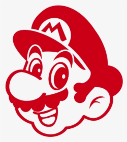 Pegatina Mario Bros - Super Mario Head Only, HD Png Download, Free Download
