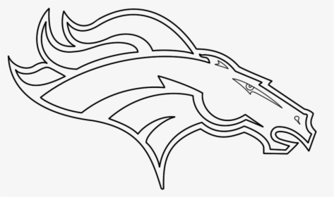 Nfl Logo Coloring Pages Broncos, HD Png Download, Free Download