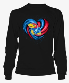 Hurricane Heart Logo Kansas Jayhawks Shirt - Grandma And Granddaughter Shirts, HD Png Download, Free Download