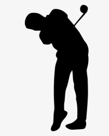 Golfer Big Image Png - Silhouette Transparent Golf Clip Art, Png Download, Free Download