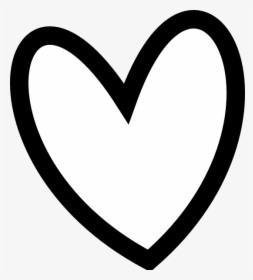 Black Heart Black And White Clip Art Wikiclipart - Heart Clipart Black And White, HD Png Download, Free Download