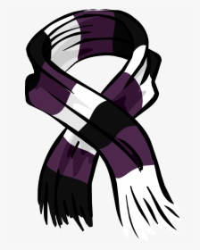 Purple Rugby Scarf Png Image - Scarf Clipart, Transparent Png, Free Download