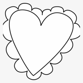 Heart Clipart Black And White Heart Clip Art Black - Black And White Valentines, HD Png Download, Free Download