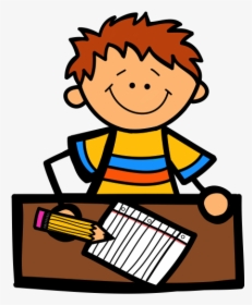 This Is Best Kids - Girl Writing Clipart, HD Png Download, Free Download