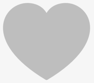 Heart, Png Gray - Grey Heart Icon Png, Transparent Png, Free Download