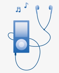 Headphone Clipart For Printable - Music Player Clip Art, HD Png Download, Free Download