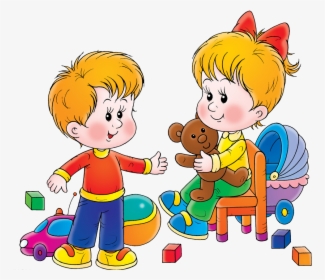 Png Download Child Toy Clip Art Transprent Png Free - Brother And Sister Clip Art, Transparent Png, Free Download