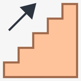 Icon Illustration Symbol Design - Stairs Right Angle, HD Png Download, Free Download