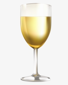 White Clip Art Wine Glass, HD Png Download, Free Download