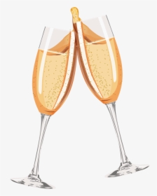 Transparent Champagne Glasses Png - Champagne Glasses Cheers Png, Png Download, Free Download