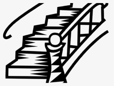Stairs Of The House Clipart Black And White, HD Png Download, Free Download