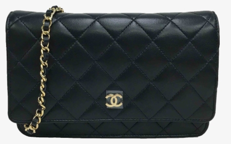 Fashion Chain Strap Bag Design Handbag Chanel Clipart - A33814 黑 羊 金, HD Png Download, Free Download