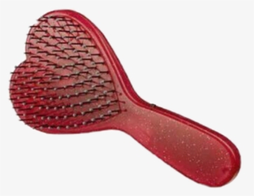 Accessories Hair Red Heart - Red Heart Hair Brush, HD Png Download, Free Download