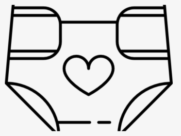 Transparent Diaper Clipart Png - Diaper Clipart Black And White, Png Download, Free Download