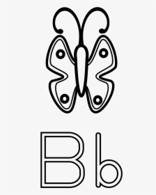 Clipart Letters Black And White - Letter B Clipart Black And White, HD Png Download, Free Download