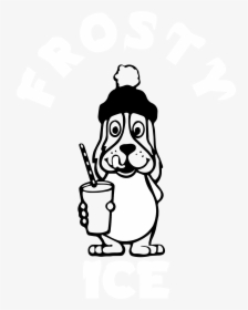 Frosty Ice Logo Black And White - Frosty, HD Png Download, Free Download
