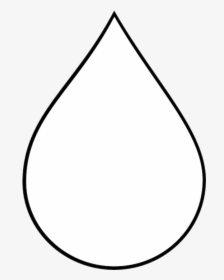 Water Drop Rain Clipart Tear White Free Transparent - Line Art, HD Png Download, Free Download