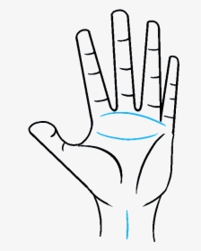 How To Draw Hand - Drawn Picture Of A Hand, HD Png Download, Free Download