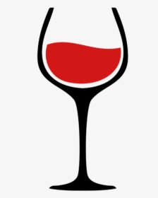 Wine Glass Two Color Vector Wine Label By Bottleyourbrand - Transparent Background Wine Glass Vector, HD Png Download, Free Download
