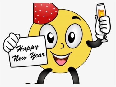 Transparent Happy New Year 2017 Png - Happy New Year 2019 Smiley, Png Download, Free Download