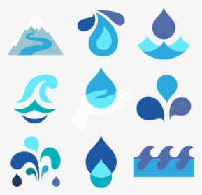 Drop Water Flat Design Clip Art - Water Drop Png Vector, Transparent Png, Free Download