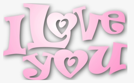 Pink Heart You Valentines Love Free Download Png Hq - Love You Icon Transparent Background, Png Download, Free Download
