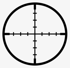 Sniper Crosshairs Png -cross Hair, Hd Png Download - Nerf Cross Hairs, Transparent Png, Free Download
