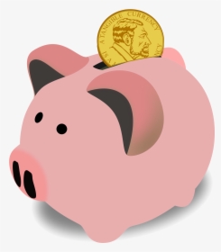 Pig Clipart Savings X Transparent Png - Piggy Bank Clipart, Png Download, Free Download