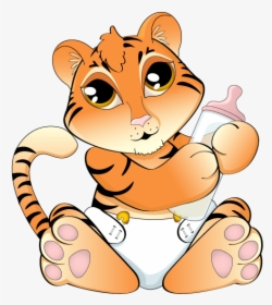 Baby Tiger Clip Art Clipart, HD Png Download, Free Download