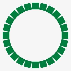 Circle Square Deep Green Svg Clip Arts - Nigeria Directorate Of Employment, HD Png Download, Free Download