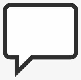 Square Clipart Speech Bubble - Speech Bubble Emoji, HD Png Download, Free Download