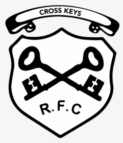 Cross Keys Rfc Rugby Logo - Cross Keys Rfc Logo, HD Png Download, Free Download