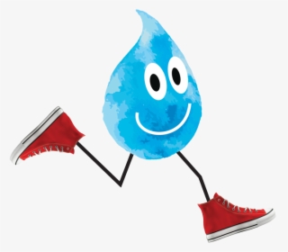 Clip Royalty Free Download Lead Safe Milwaukee A - Water Drop With Legs, HD Png Download, Free Download
