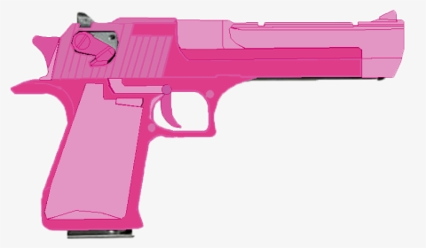 Desert Eagle Outline Download - Transparent Pink Gun Png, Png Download, Free Download