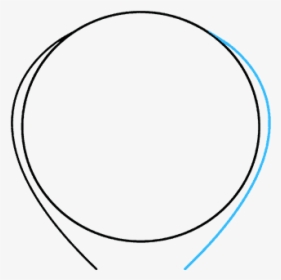 How To Draw Hot Air Balloon - Circle, HD Png Download, Free Download