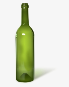Beer Bottle,glass Bottle,glass - Green Wine Bottle Png, Transparent Png, Free Download