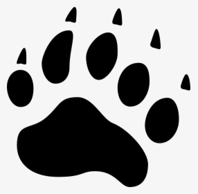 Transparent Paw Print Outline Png - Bear Icon, Png Download, Free Download