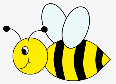 Cute Bee Clipart Free Clipart Images - Clip Art Bumble Bee Bees, HD Png Download, Free Download